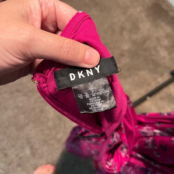 DKNY summer floral dress size 10 - Picture 2 of 4